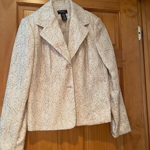 Worthington women’s short brocade blazer